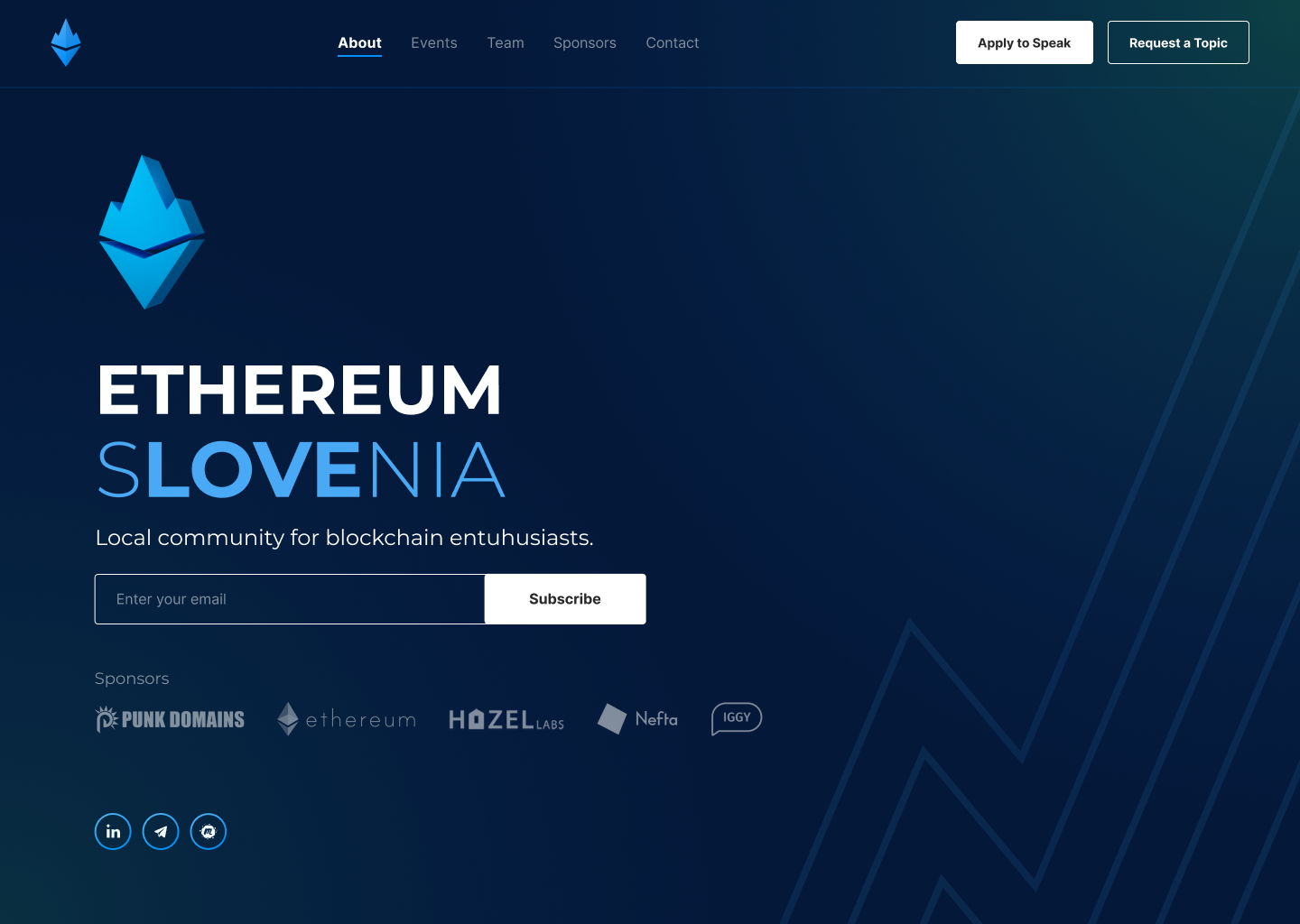 Ethereum Slovenia website